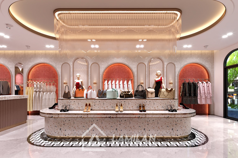 Cách thiết kế shop quần áo thời trang