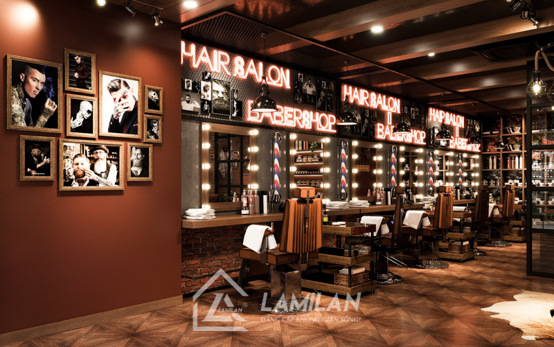 Nội thất Barber Shop