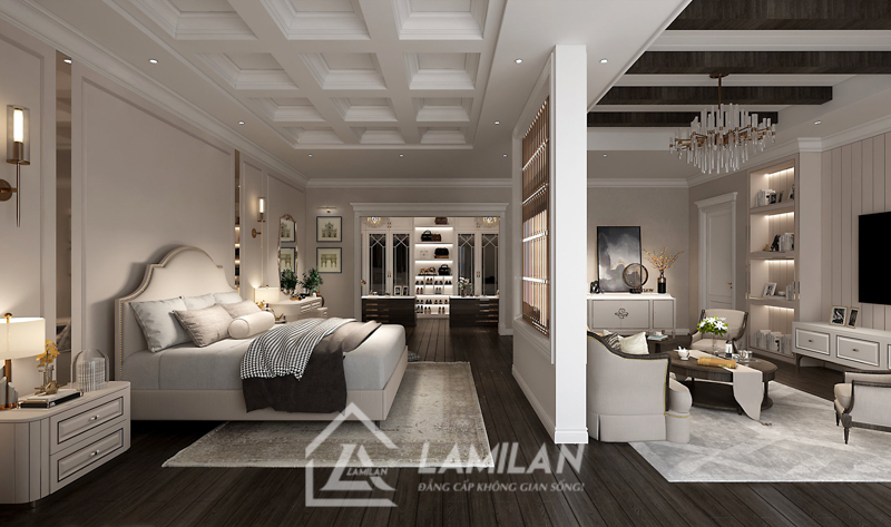Nội thất Tân Cổ Điển với chất liệu cao cấp