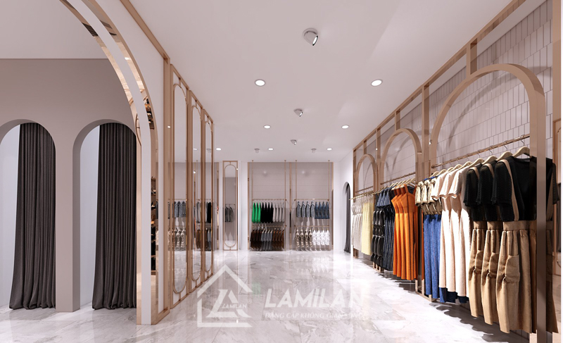 Thiết kế Shop quần áo 20m2