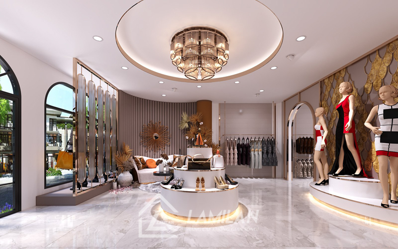 Thiết kế Shop quần áo 20m2