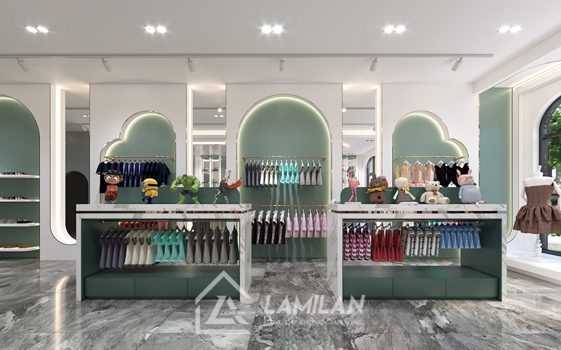 Thiết kế Shop quần áo nhỏ tối ưu không gian