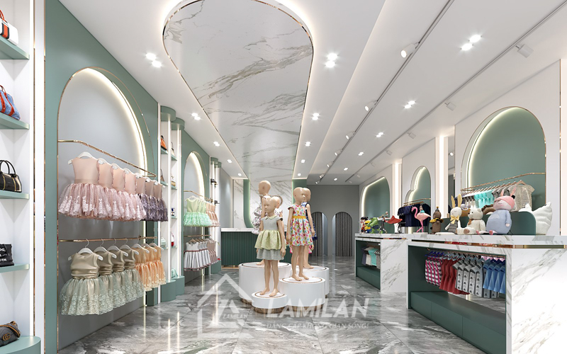 Thiết kế Shop quần áo nhỏ đẹp mắt