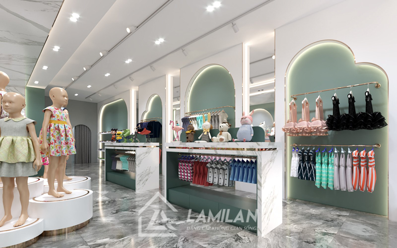 Thiết kế Shop quần áo nhỏ đẹp, nổi bật