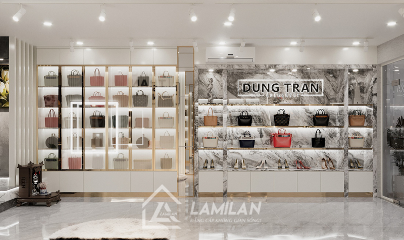 Thiết kế Shop mỹ phẩm ấn tượng