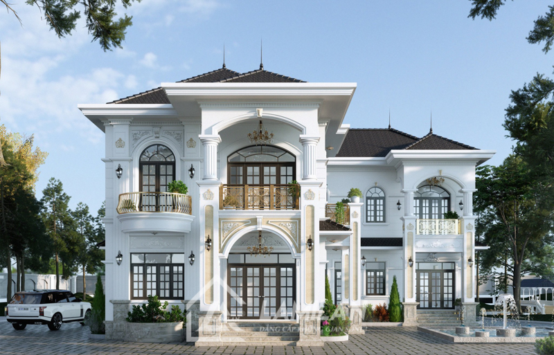 Nhà phố Tân Cổ Điển 2 tầng