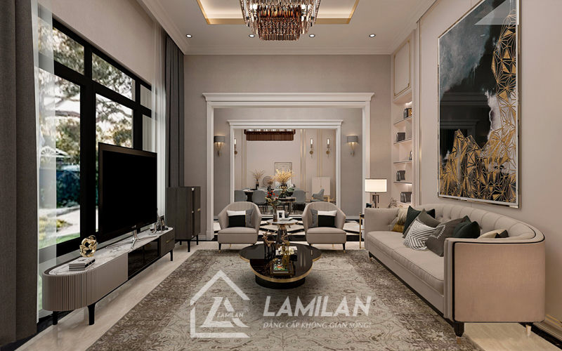 Nhà phố Tân Cổ Điển 2 tầng