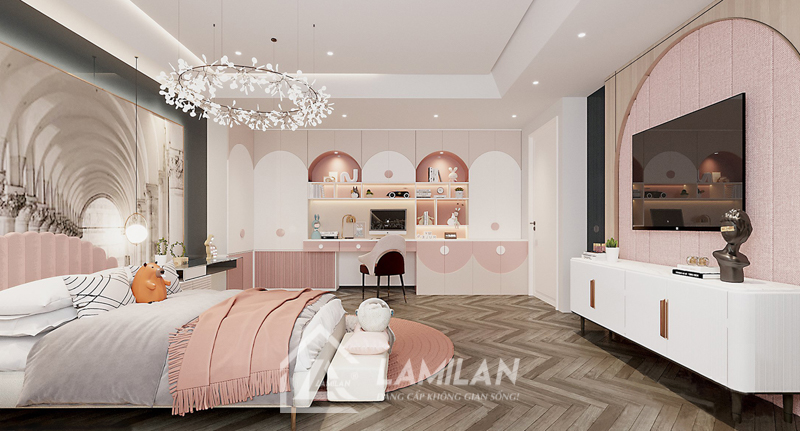 Nhà phố Tân Cổ Điển 4 tầng