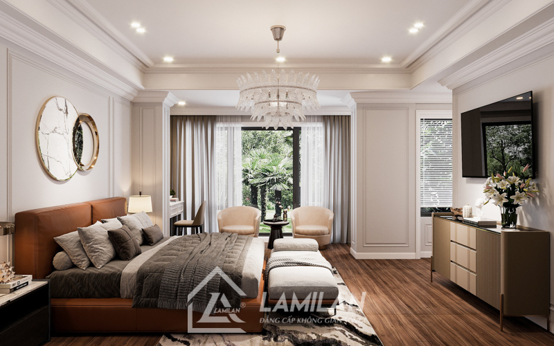 Nhà phố Tân Cổ Điển 4 tầng