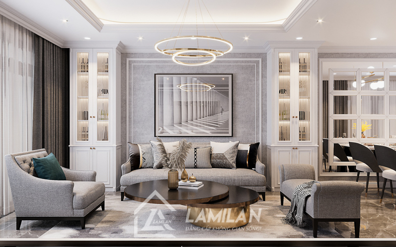 Nhà phố Tân Cổ Điển 4 tầng