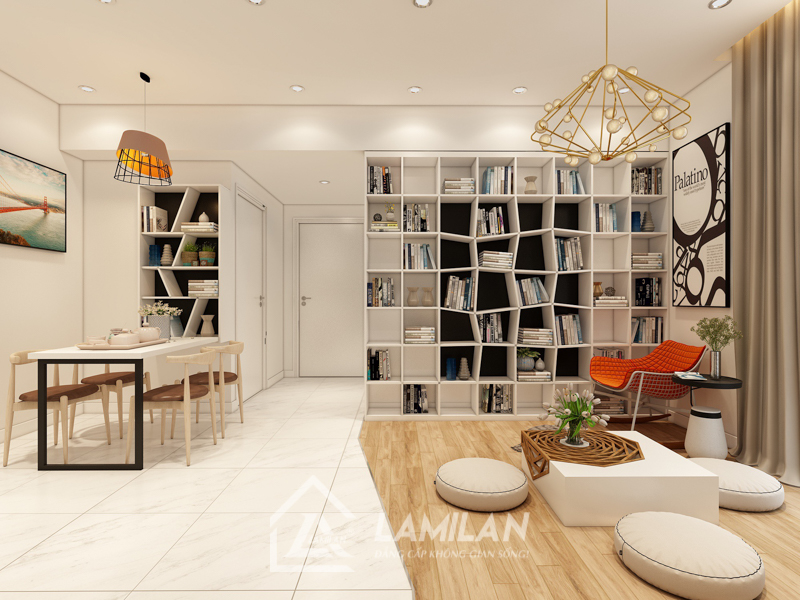 Thiết kế căn hộ chung cư 60m2