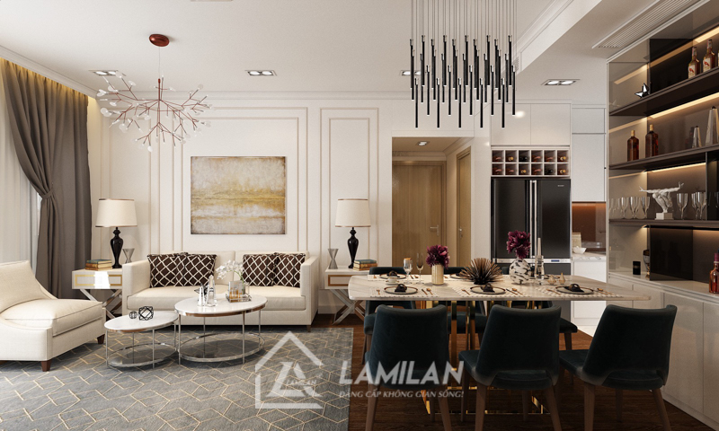 Thiết kế nội thất chung cư 50m2