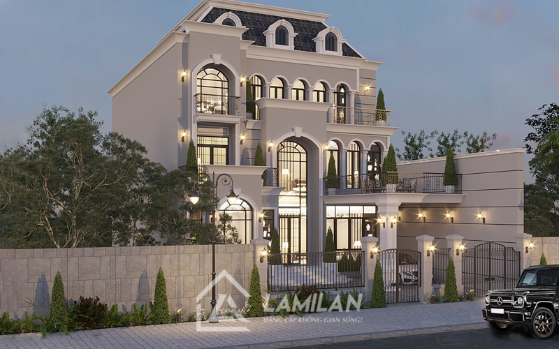 Biệt thự Tân Cổ Điển đẹp