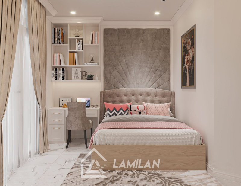 Thiết kế phòng ngủ nhỏ 9m2