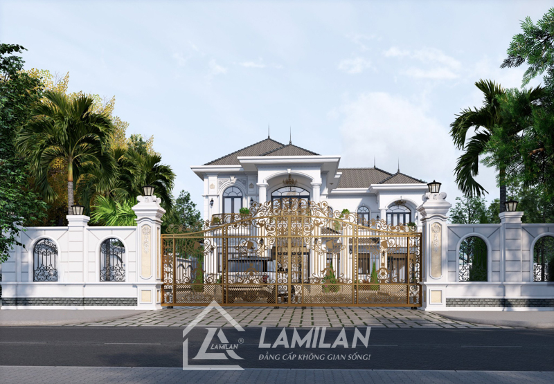 Biệt thự 2 tầng Tân Cổ Điển đẹp