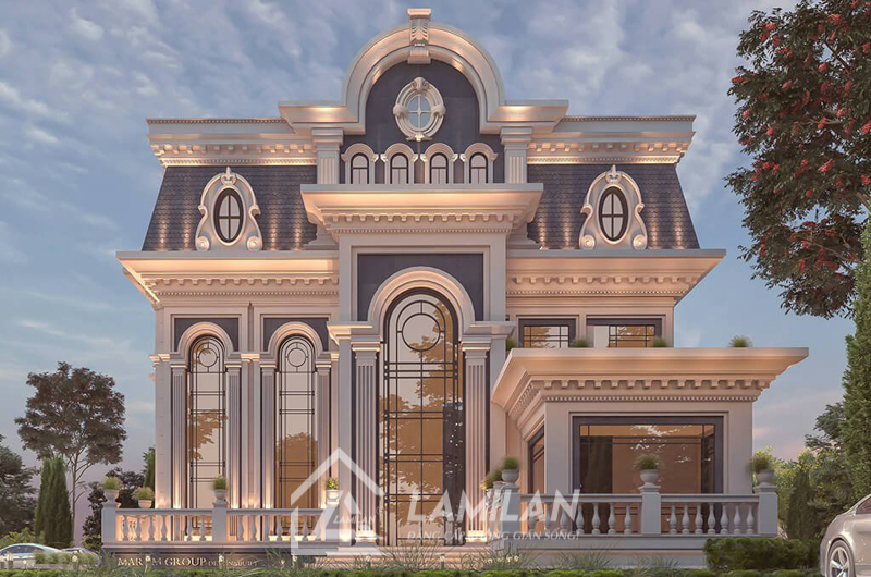 Biệt thự 2 tầng Tân Cổ Điển