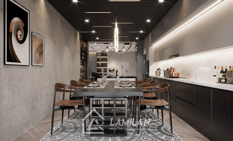 Thiết kế nhà bếp và phòng ăn