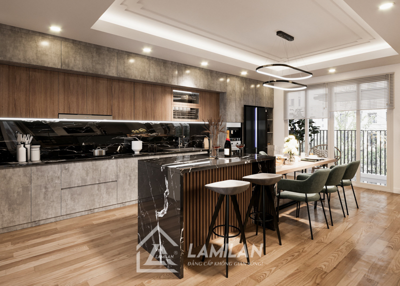 Thiết kế tủ bếp hiện đại