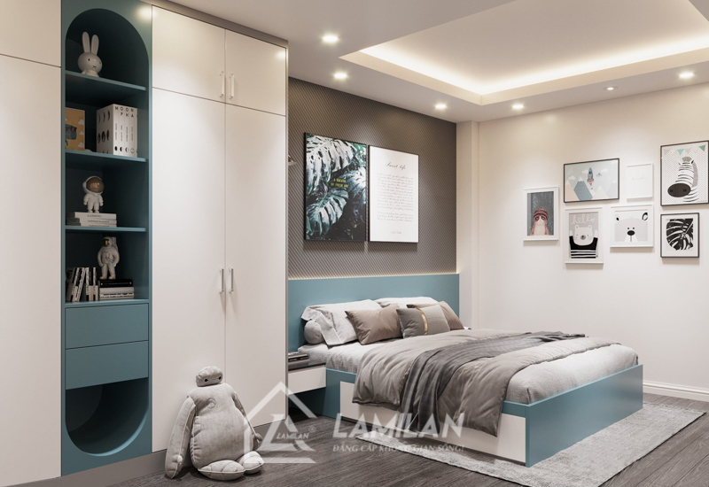 Thiết kế phòng ngủ cho bé trai