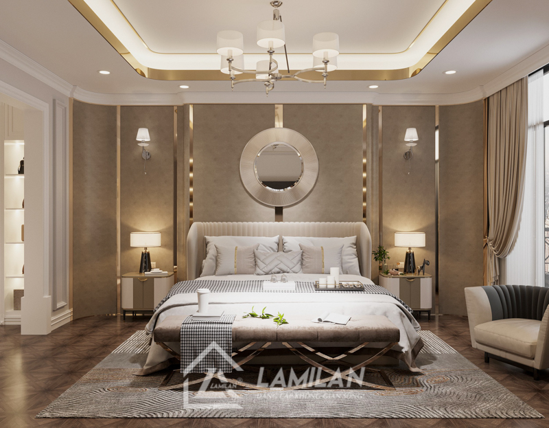 Phòng ngủ Tân Cổ Điển đơn giản