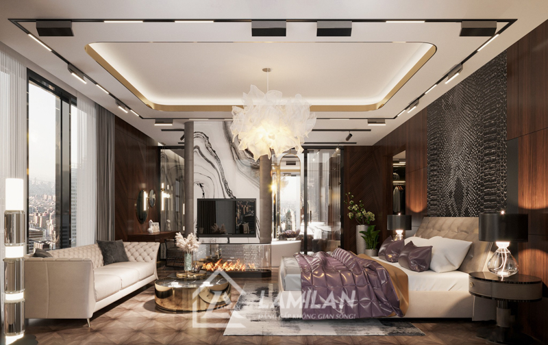 Thiết kế phòng ngủ có nhà vệ sinh