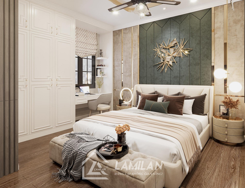 Thiết kế phòng ngủ có nhà vệ sinh