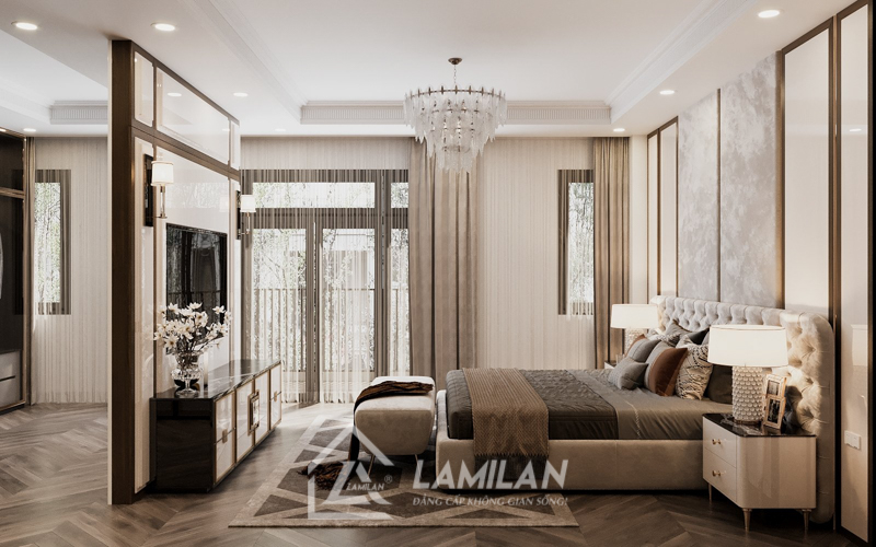 Thiết kế phòng ngủ có nhà vệ sinh