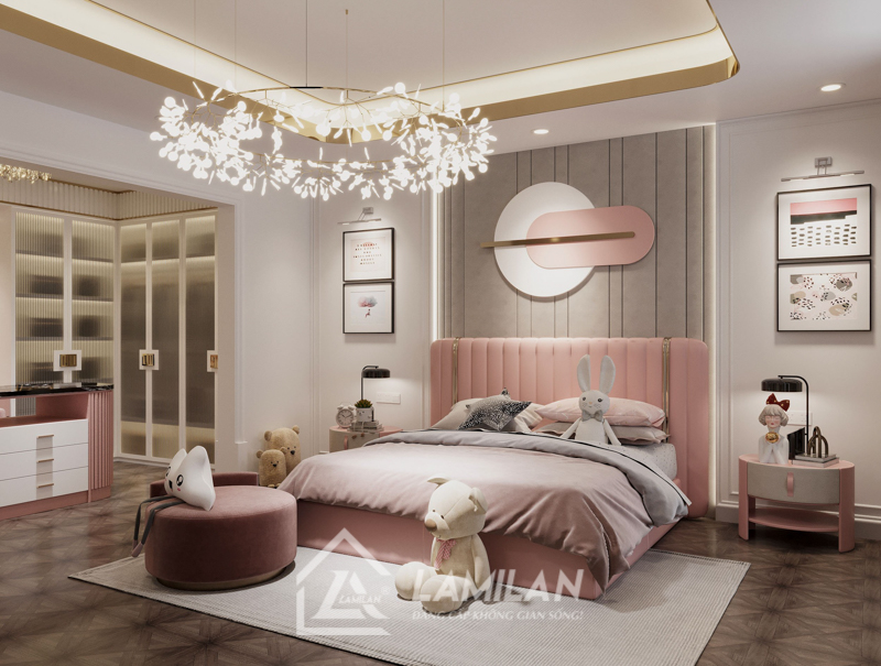 Trang trí phòng ngủ cho bé gái