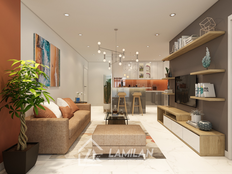 Thiết kế nội thất nhà phố hiện đại
