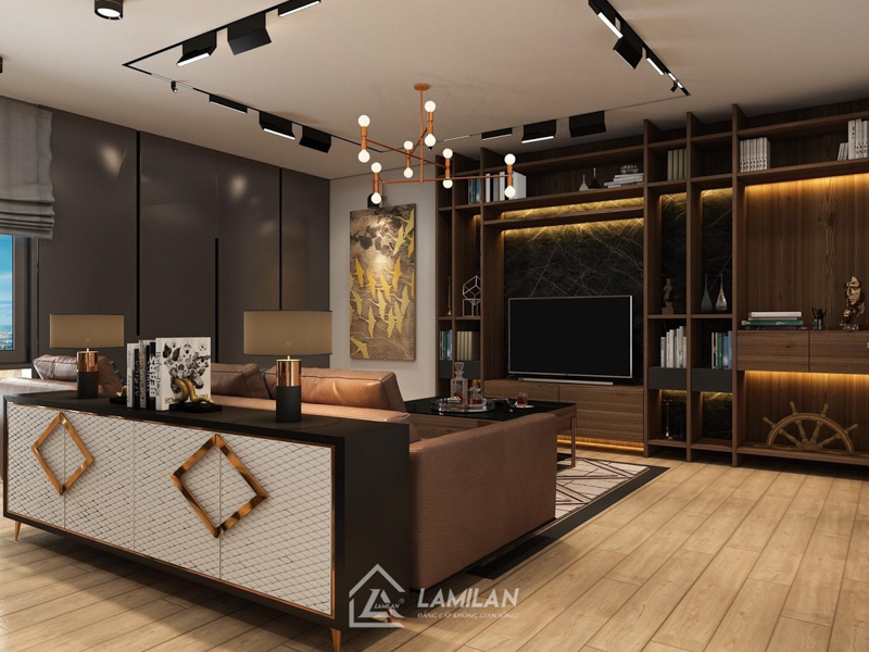 Thiết kế căn hộ 40m2 2 phòng ngủ