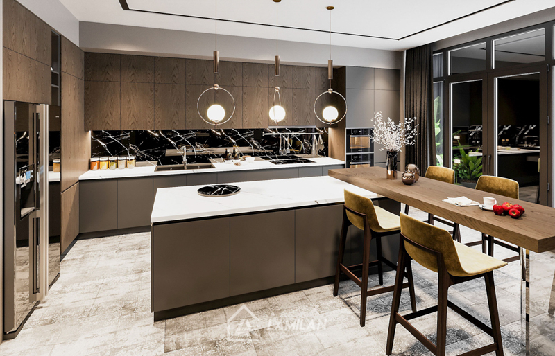 Thiết kế 2 phòng ngủ cho căn hộ 45m2