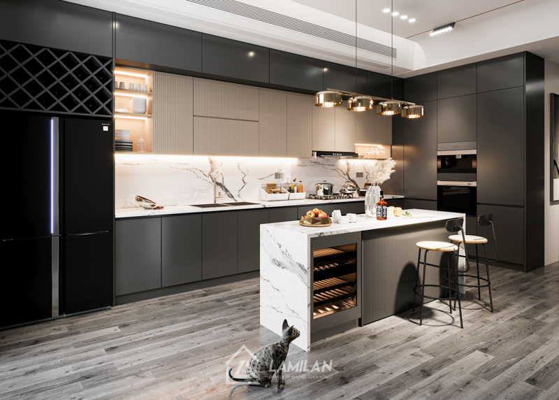 Thiết kế bếp cho căn hộ nhỏ