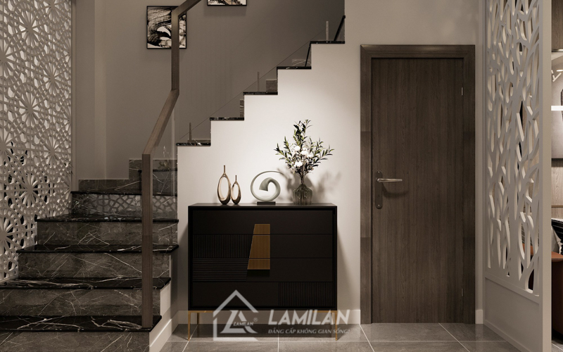 Nhà mặt phố tầng lệch 5x20 tiện nghi