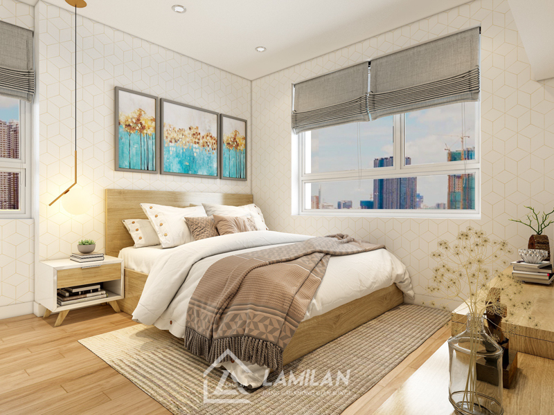 Thiết kế phòng ngủ của nhà phố 35m2