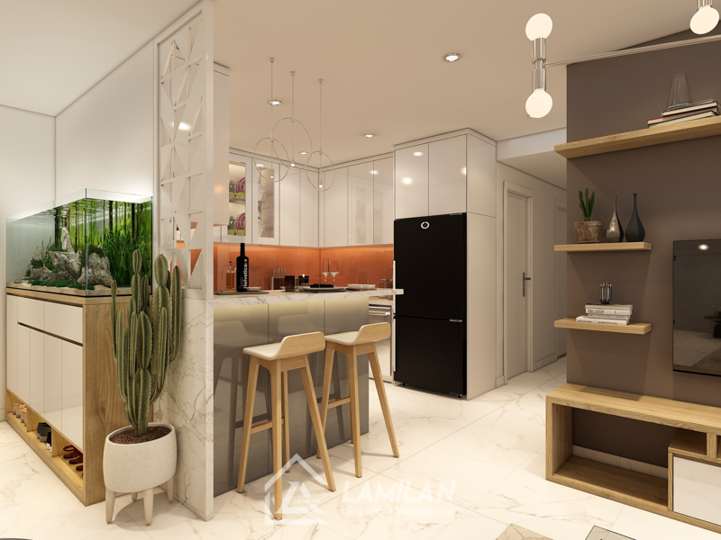 Nhà phố đẹp khi thiết kế không gian mở