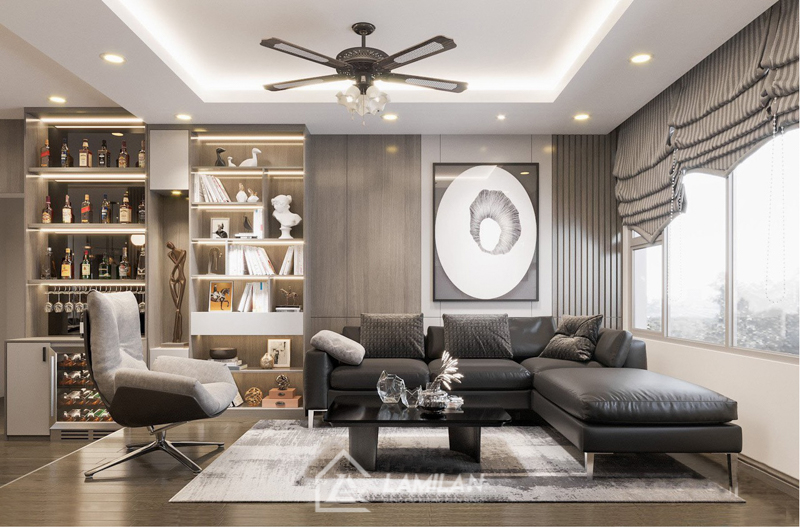 Thiết kế thi công nội thất nhà phố 30m2 tiện nghi, đẹp mắt