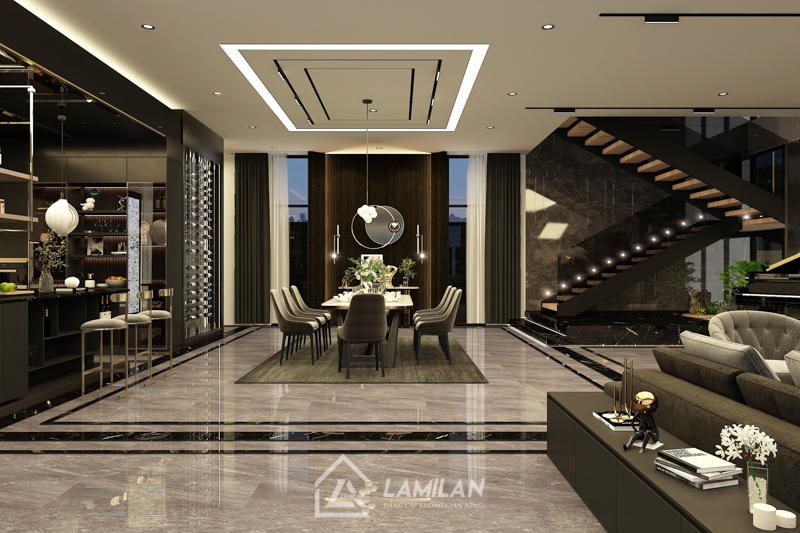 Thiết kế biệt thự hiện đại 150m2 ấn tượng
