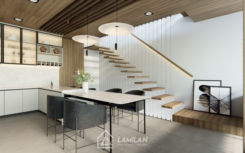 Thiết kế nội thất căn hộ dịch vụ 30m2