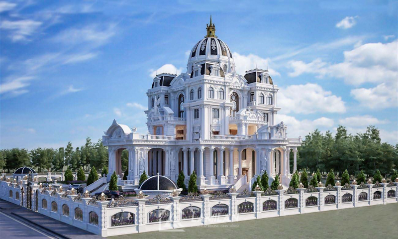 Thiết kế biệt thự 1000m2 độc đáo, ấn tượng