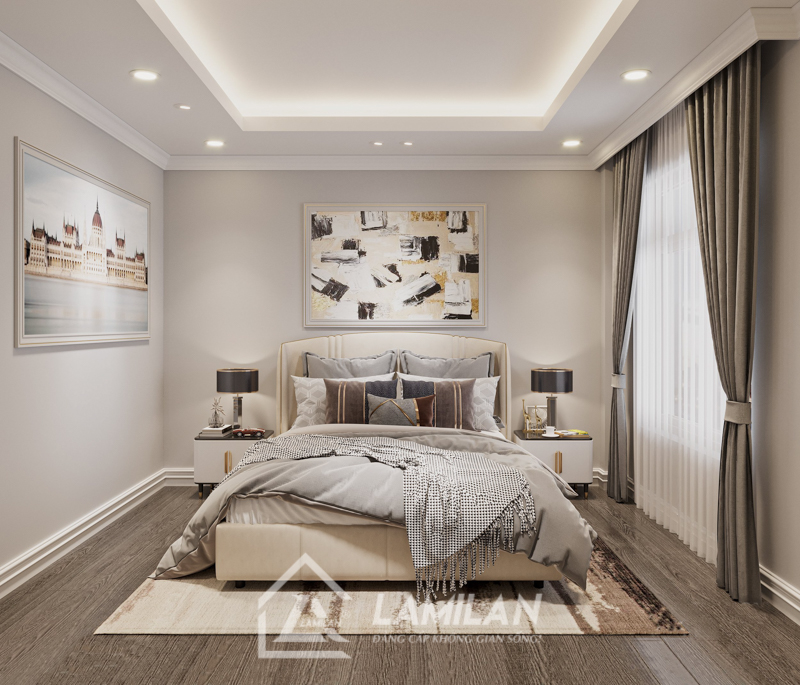 Thiết kế phòng ngủ 20m2 đơn giản