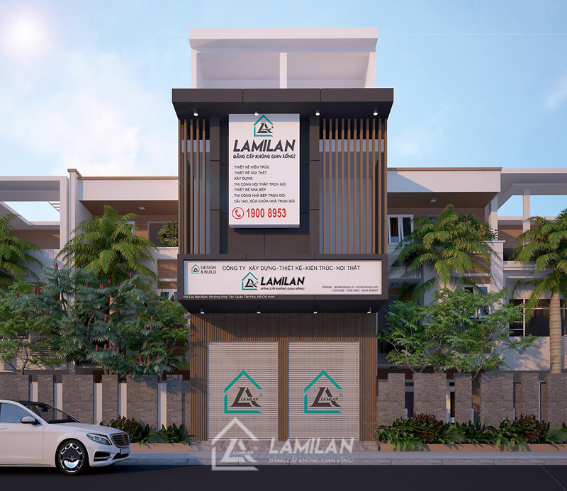 Thiết kế Shop mỹ phẩm nhỏ xinh - LAMILAN