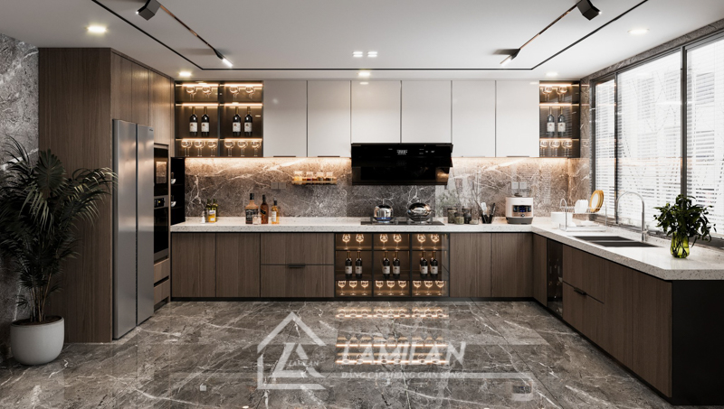 Tủ bếp MDF lõi xanh là gì