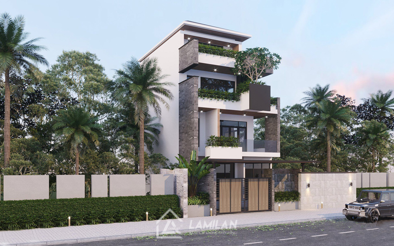 Thiết kế biệt thự 150m2 đẹp, đẳng cấp