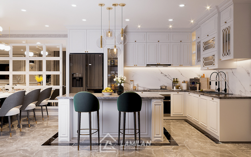 Thiết kế nội thất biệt thự cao cấp góp phần khẳng định vị thế gia chủ