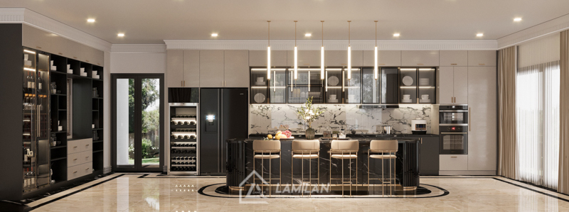 Thiết kế nội thất biệt thự cao cấp TPHCM phong cách hiệnd đại