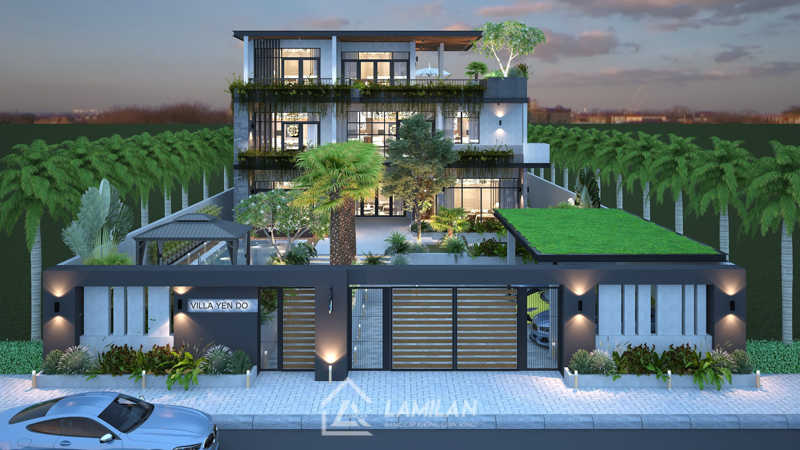 Các mẫu thiết kế biệt thự đẹp như Villa Resort