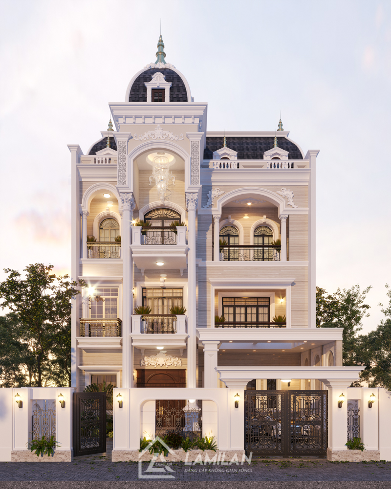 Thiết kế biệt thự 300m2 rộng rãi