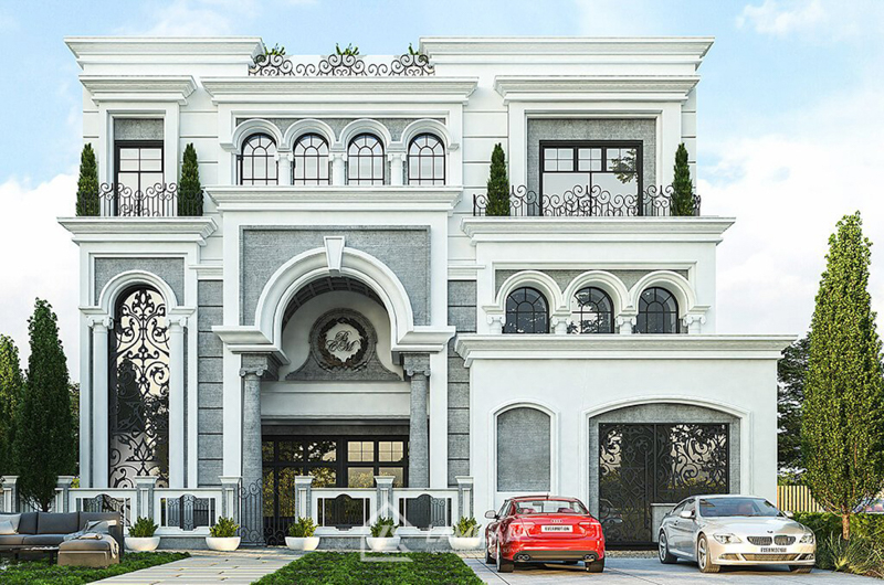 Thiết kế biệt thự theo phong cách Châu Âu cực kỳ cuốn hút