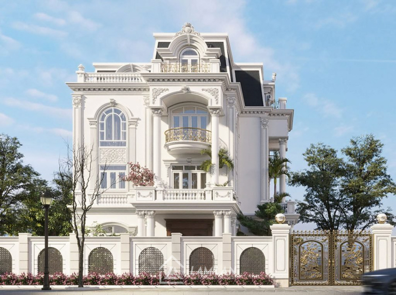 Thiết kế biệt thự theo phong cách Châu Âu thời thượng
