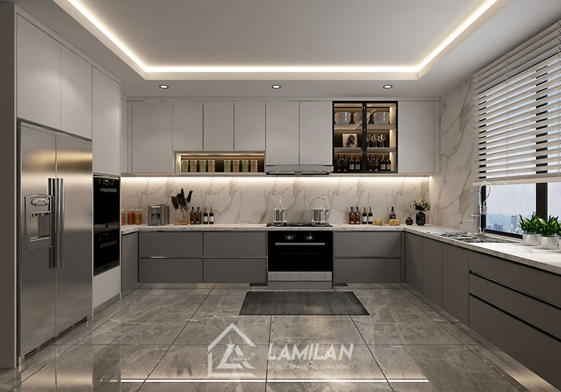 Phong cách bếp Hiện Đại
